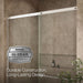 KOHLER K-707615-8L Elate Tall 75-1/2" H sliding shower door with 5/16"-thick glass, bright silver - view 2
