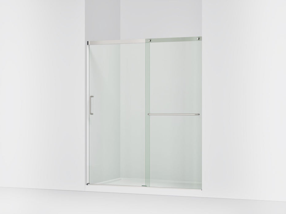 KOHLER K-707615-8L Elate Tall 75-1/2" H sliding shower door with 5/16"-thick glass, matte nickel