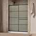 KOHLER K-707616-8G80 Elate Sliding shower door, 75-1/2" H x 62-1/4 - 65-5/8" W, with heavy 5/16" thick Frosted glass wit