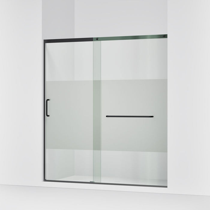 KOHLER K-707617-8G81 Elate Sliding shower door, 75-1/2" H x 68-1/4 - 71-5/8" W, with heavy 5/16" thick Crystal Clear...