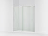 KOHLER K-707617-8L Elate Sliding shower door, 75-1/2" H x 68-1/4 - 71-5/8" W, with heavy 5/16" thick Crystal Clear glass,...