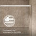 KOHLER K-707617-8L Elate Sliding shower door, 75-1/2" H x 68-1/4 - 71-5/8" W, with heavy 5/16" thick Crystal Clear glass,...