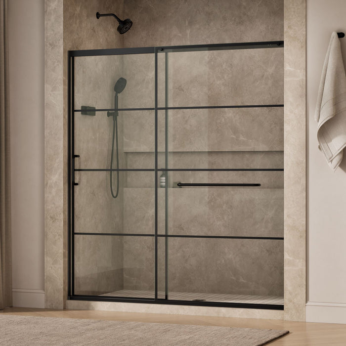 KOHLER K-707617-8G79 Elate Sliding shower door, 75-1/2" H x 68-1/4 - 71-5/8" W, with heavy 5/16" thick Crystal Clear gla