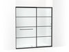 KOHLER K-707617-8G80 Elate Sliding shower door, 75-1/2" H x 68-1/4 - 71-5/8" W, with heavy 5/16" thick Frosted glass wit
