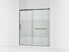 KOHLER K-707617-8G81 Elate Sliding shower door, 75-1/2" H x 68-1/4 - 71-5/8" W, with heavy 5/16" thick Crystal Clear gla