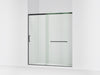 KOHLER K-707617-8L Elate Sliding shower door, 75-1/2" H x 68-1/4 - 71-5/8" W, with heavy 5/16" thick Crystal Clear glass
