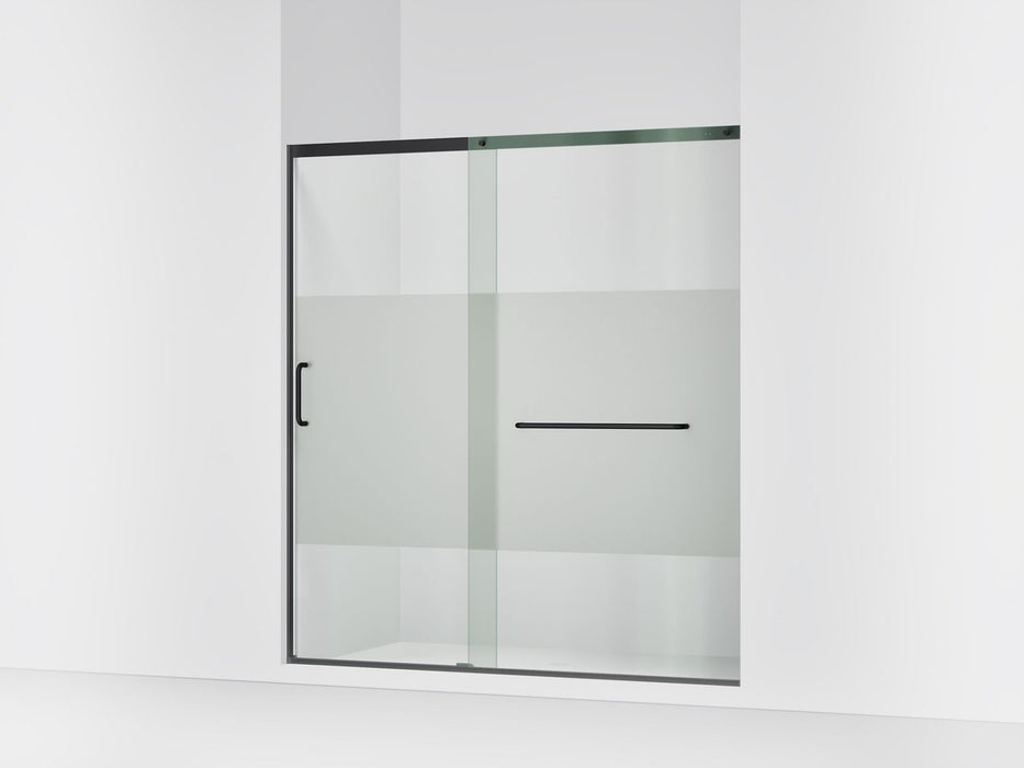 KOHLER K-707617-8G81 Elate Sliding shower door, 75-1/2" H x 68-1/4 - 71-5/8" W, with heavy 5/16" thick Crystal Clear gla