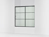 KOHLER K-707618-8G79 Elate Sliding bath door, 56-3/4" H x 56-1/4 - 59-5/8" W with heavy 5/16" thick Crystal Clear glass...
