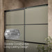 KOHLER K-707618-8G80 Elate Sliding bath door, 56-3/4" H x 56-1/4 - 59-5/8" W with heavy 5/16" thick Frosted glass with...