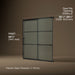KOHLER K-707618-8G80 Elate Sliding bath door, 56-3/4" H x 56-1/4 - 59-5/8" W with heavy 5/16" thick Frosted glass with r