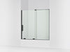 KOHLER K-707623-8L Echelon Sliding bath door, 58-1/4" H x 55-3/4 - 59-3/4" W, with 5/16" thick Crystal Clear glass