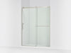 Kohler Rely 77" H sliding shower door with 3/8"-thick glass