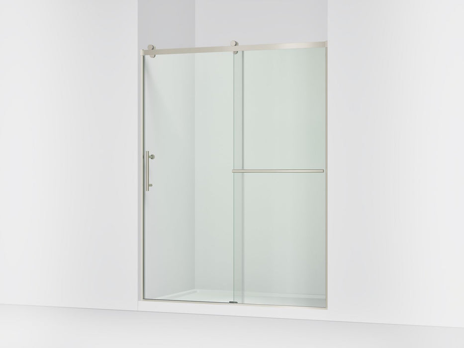 Kohler Rely 77" H sliding shower door with 3/8"-thick glass