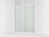 Kohler Rely 77" H sliding shower door with 3/8"-thick glass