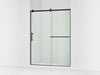 Kohler Rely 77" H sliding shower door with 3/8"-thick glass