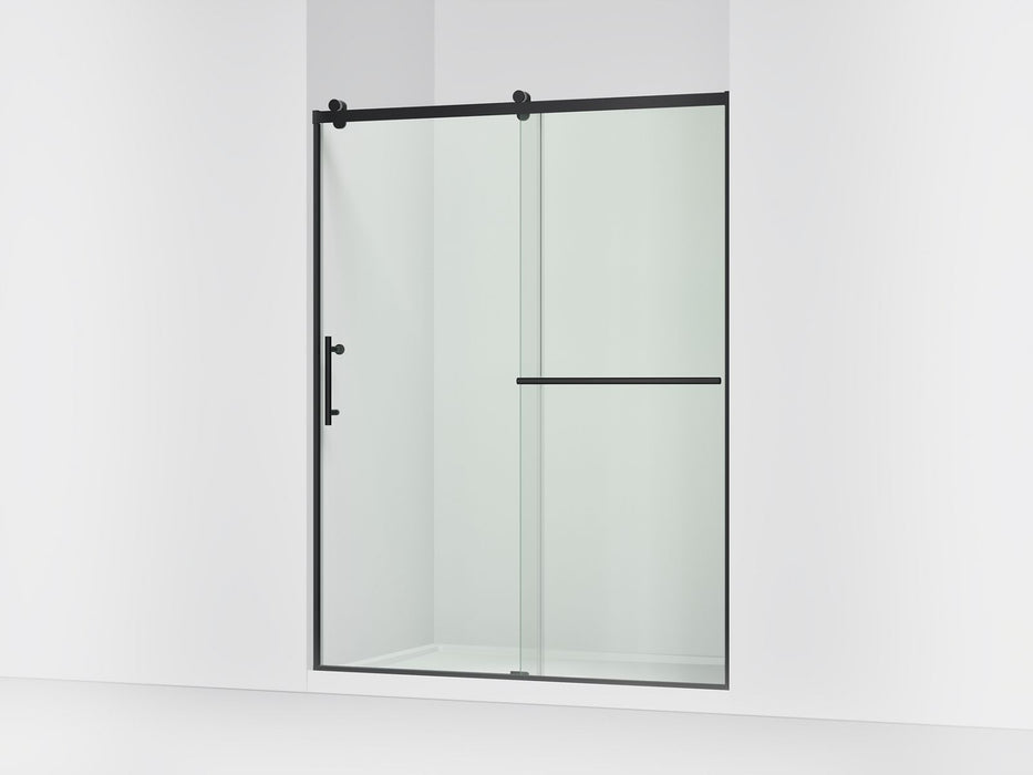 Kohler Rely 77" H sliding shower door with 3/8"-thick glass