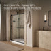Kohler Rely 77" H sliding shower door with 3/8"-thick glass