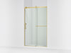 KOHLER K-709082-10L Rely 77" H sliding shower door with 3/8"-thick glass