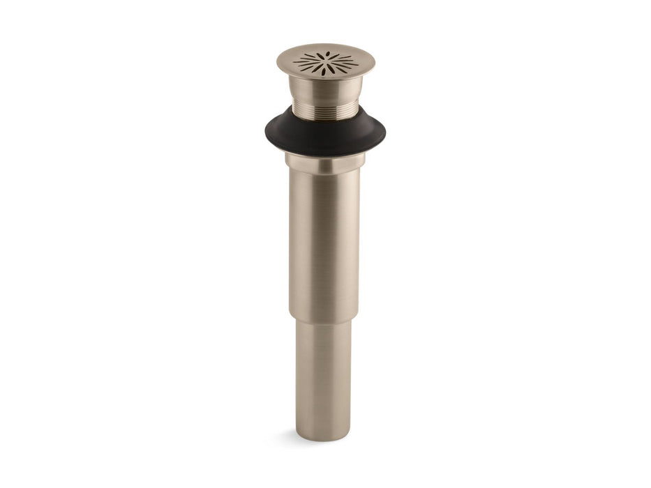 KOHLER Decorative grid drain without overflow