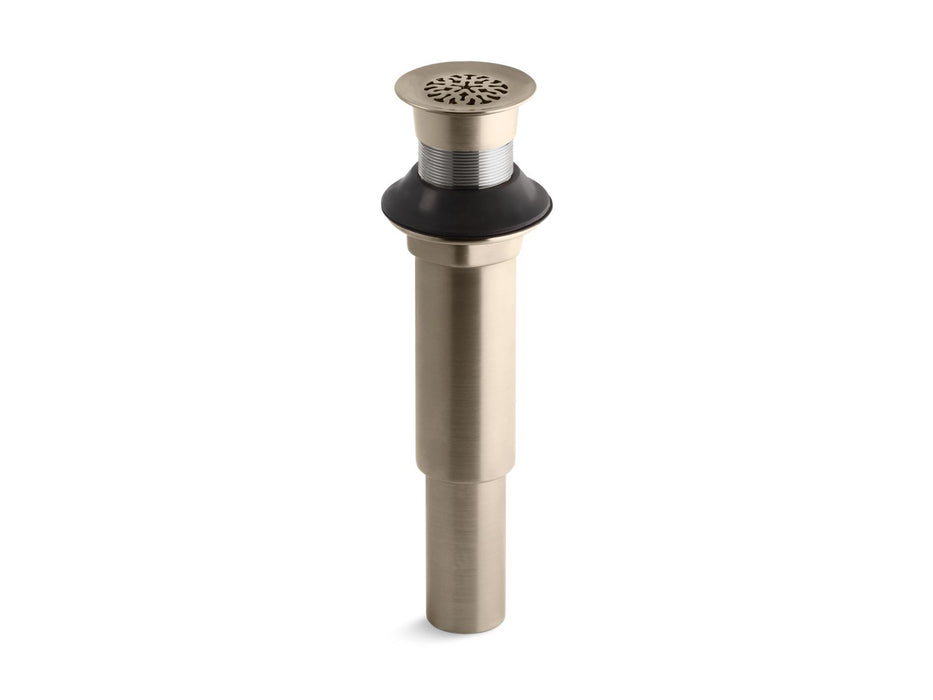 KOHLER Decorative grid drain without overflow