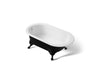 Kohler Iron Works 66" x 36" freestanding bath