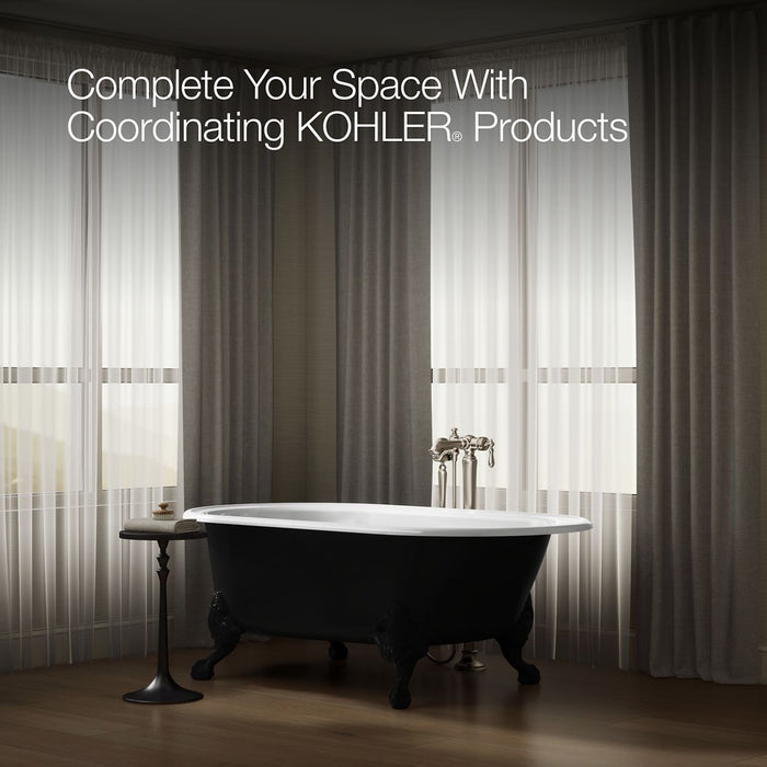 Kohler Iron Works 66" x 36" freestanding bath