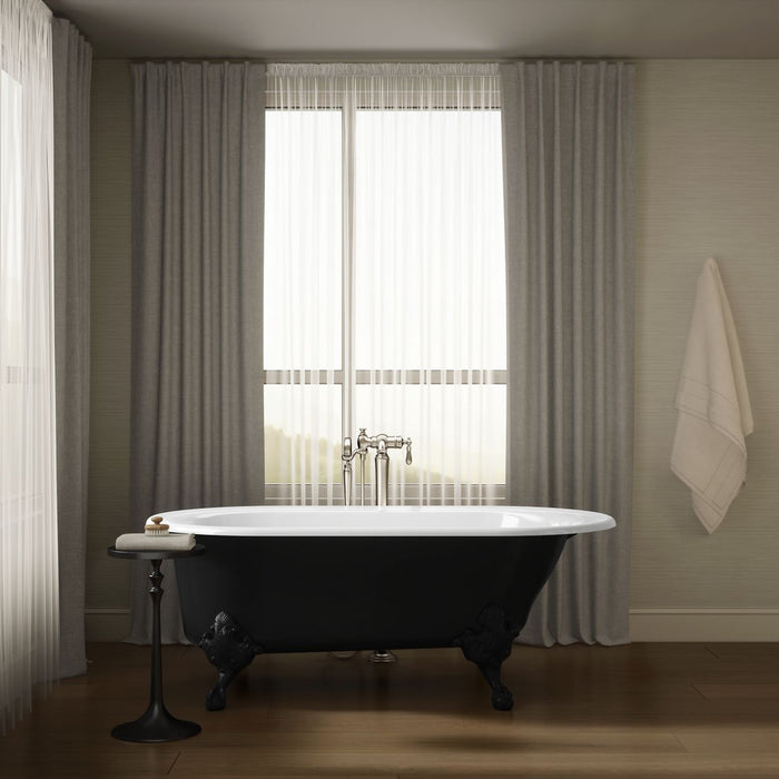 Kohler Iron Works 66" x 36" freestanding bath