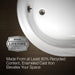 Kohler Iron Works 66" x 36" freestanding bath