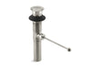 KOHLER Premier pop-up drain, exposed, without overflow