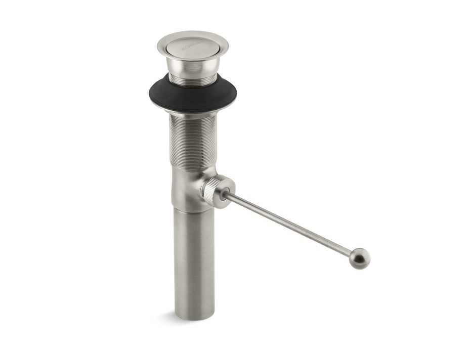 KOHLER Premier pop-up drain, exposed, without overflow