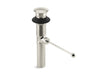 KOHLER Premier pop-up drain, exposed, without overflow