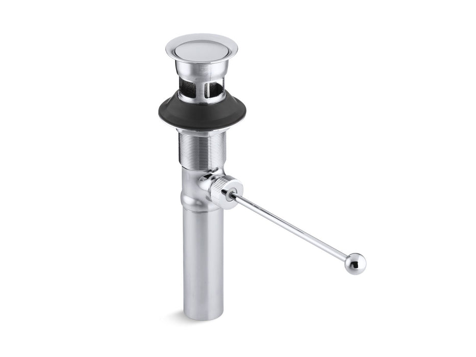 Kohler Premier pop-up drain, exposed, with overflow