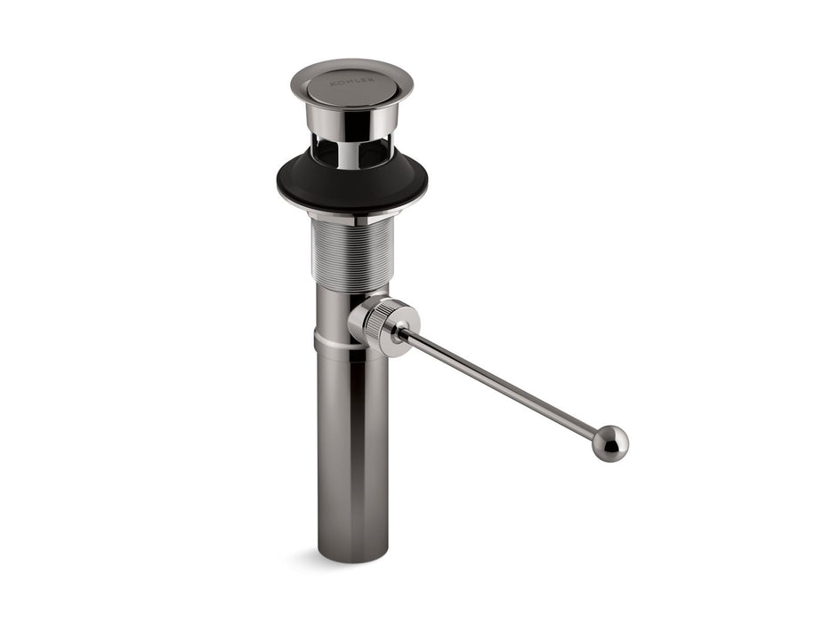 Kohler Premier pop-up drain, exposed, with overflow