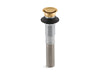 KOHLER K-7124 Clicker drain without overflow, vibrant brushed moderne brass