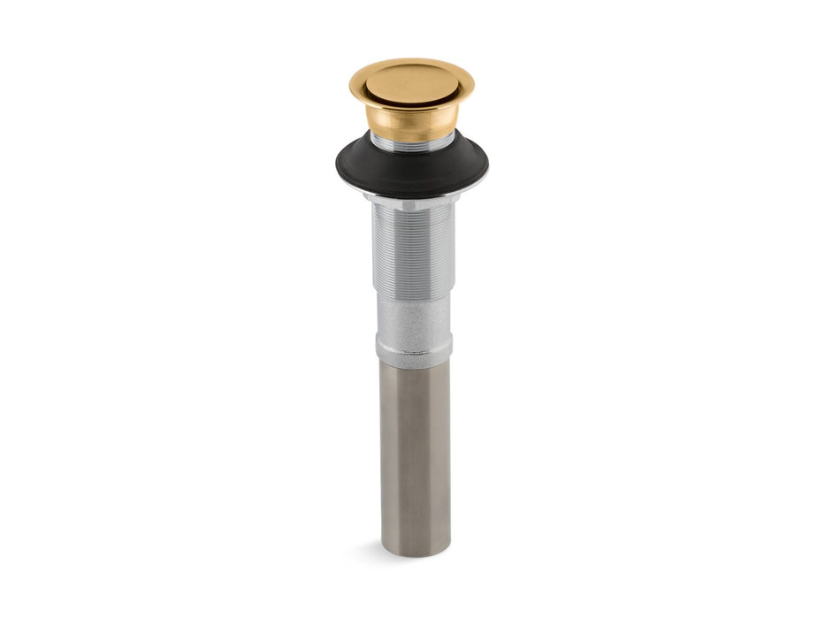 KOHLER K-7124 Clicker drain without overflow, vibrant brushed moderne brass