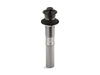 KOHLER Bathroom sink drain with non-removable metal stopper and without overflow