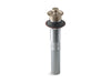 KOHLER Bathroom sink drain with non-removable metal stopper and without overflow