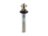 Kohler Bathroom sink drain with overflow and non-removable metal stopper
