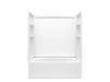 Sterling 71340118 Performa 2 60" x 29" Above-floor-drain Vikrell® Bath/shower with Aging in Place Backerboards, Left...