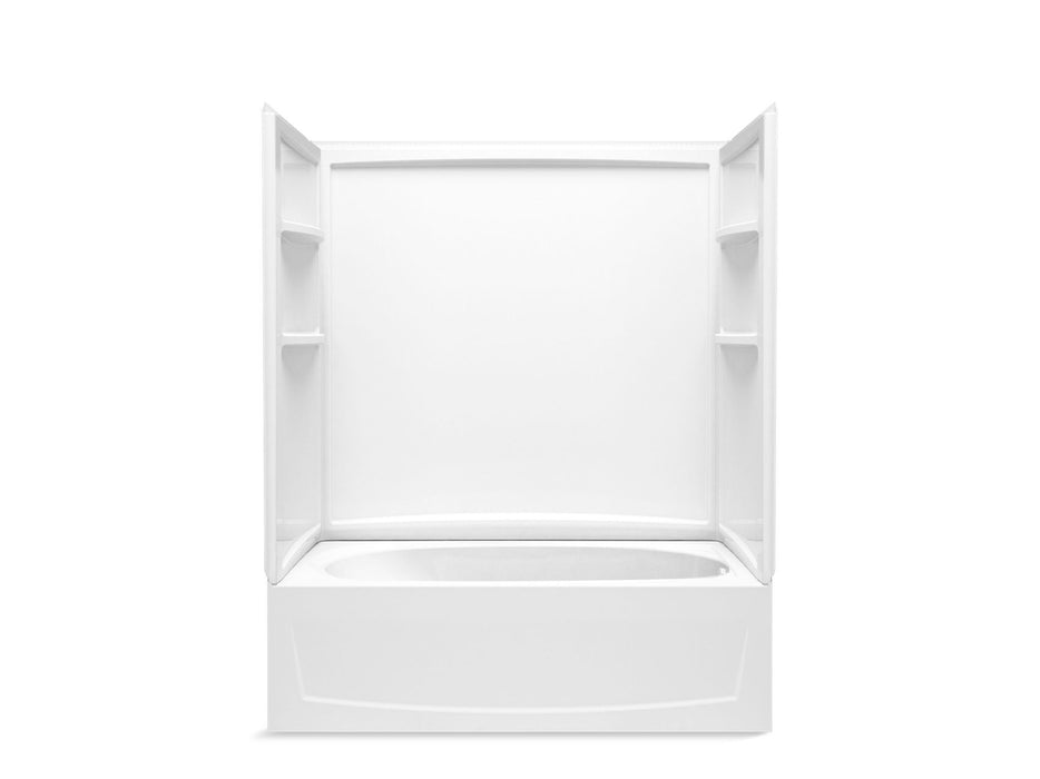 Sterling 71340128 Performa 2 60" x 29" Above-floor-drain Vikrell® Bath/shower with Aging in Place Backerboards, Right...