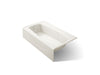 KOHLER Villager 60" x 34-1/4" alcove bath, left drain
