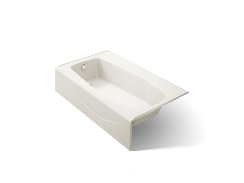KOHLER Villager 60" x 34-1/4" alcove bath, left drain