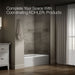 KOHLER Villager 60" x 34-1/4" alcove bath, left drain