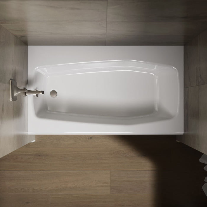 KOHLER Villager 60" x 34-1/4" alcove bath, left drain