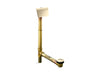 KOHLER K-7147-AF Tea-for-Two Clearflo 1-1/2" contoured pop-up drain and overflow for above- or through-the-floor install