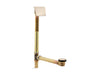 Kohler Clearflo 1-1/2" contoured pop-up drain and overflow for above- or through-the-floor installation