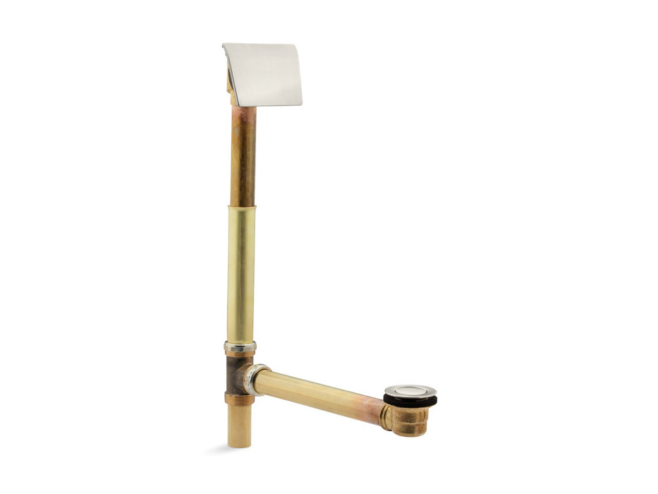 Kohler Clearflo 1-1/2" contoured pop-up drain and overflow for above- or through-the-floor installation