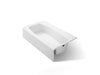 KOHLER K-714 Villager 60" x 34-1/4" alcove bath, right drain, white