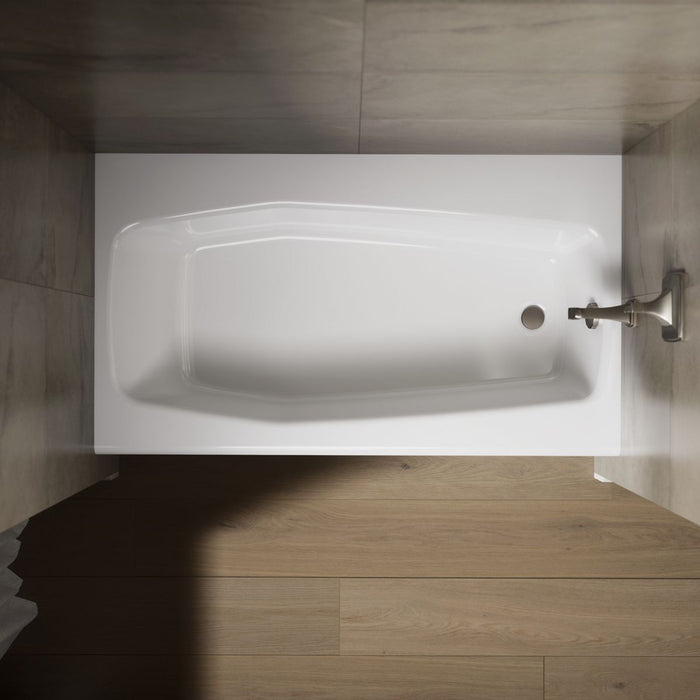 KOHLER K-714 Villager 60" x 34-1/4" alcove bath, right drain, white - view 5