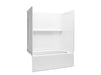 Sterling 71520120 Traverse 60" x 32" Vikrell® Bath/shower, Right Drain, white